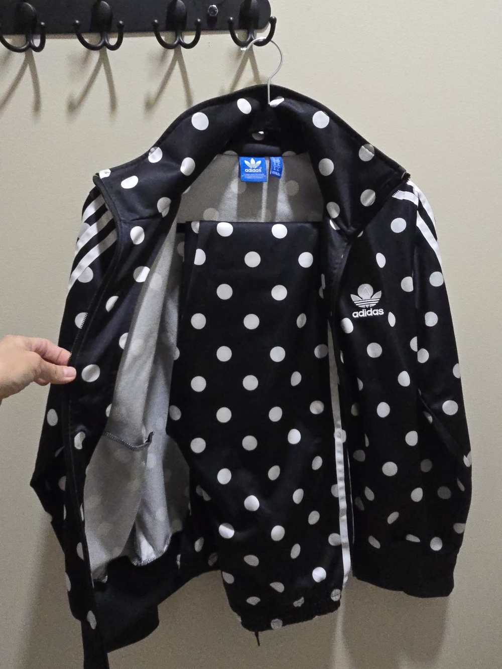 Adidas Black & White Polka Dot SET